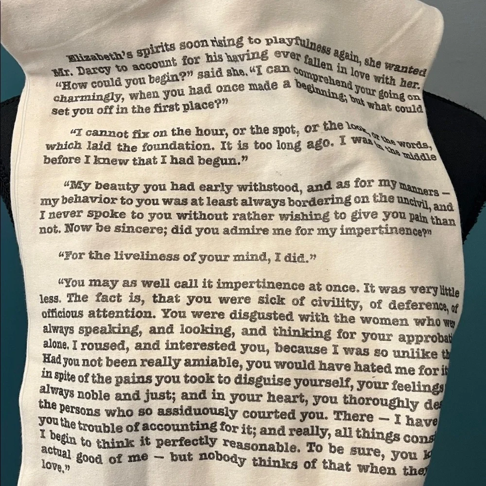Storiarts Pride and Prejudice Book Infinity Scarf